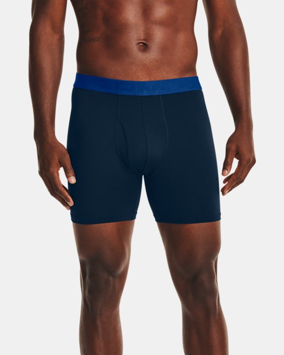 Men's UA Tech™ Mesh 6" Boxerjock® – 2-Pack, Blue, pdpMainDesktop image number 0